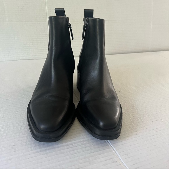 Franco Sarto Black Leather Dalden‎ Bootie Size 6M # - Picture 9 of 9